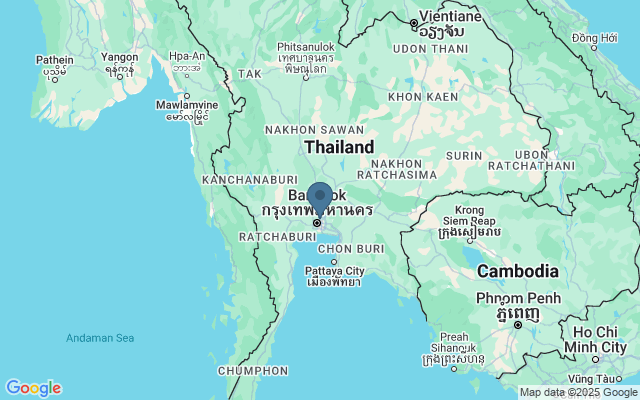 Kaart met locatie Bangkok Aquarium